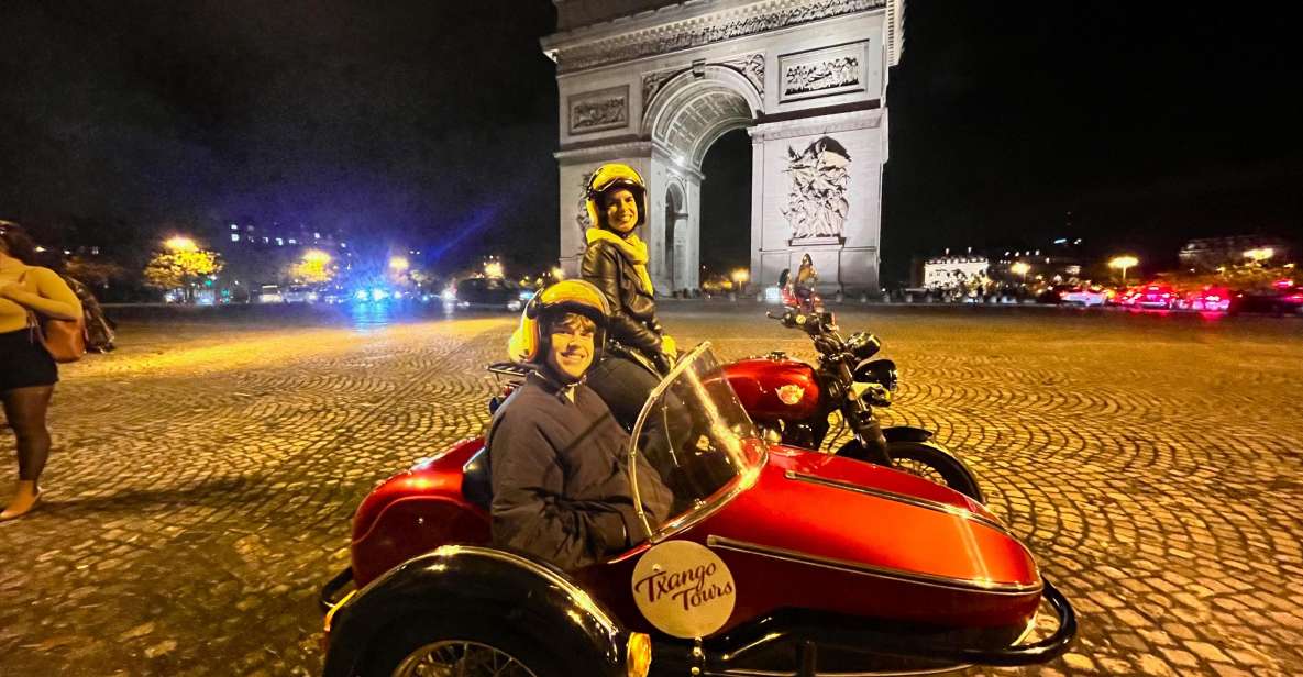 Paris by Night Sidecar Tour - Inclusion and Exclusions