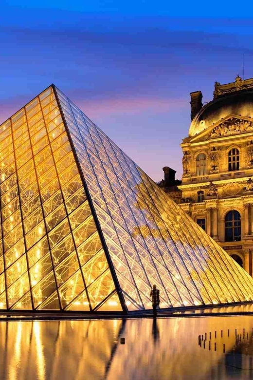 Paris Half-Day Vintage Car Tour Louvre and Hotel Pick up - Louvre Museum Visit
