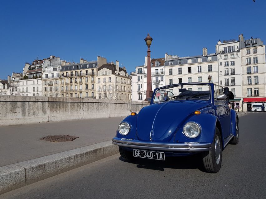 Paris: Private Guided City Tour by Classic Convertible Car - Inclusions in the Package
