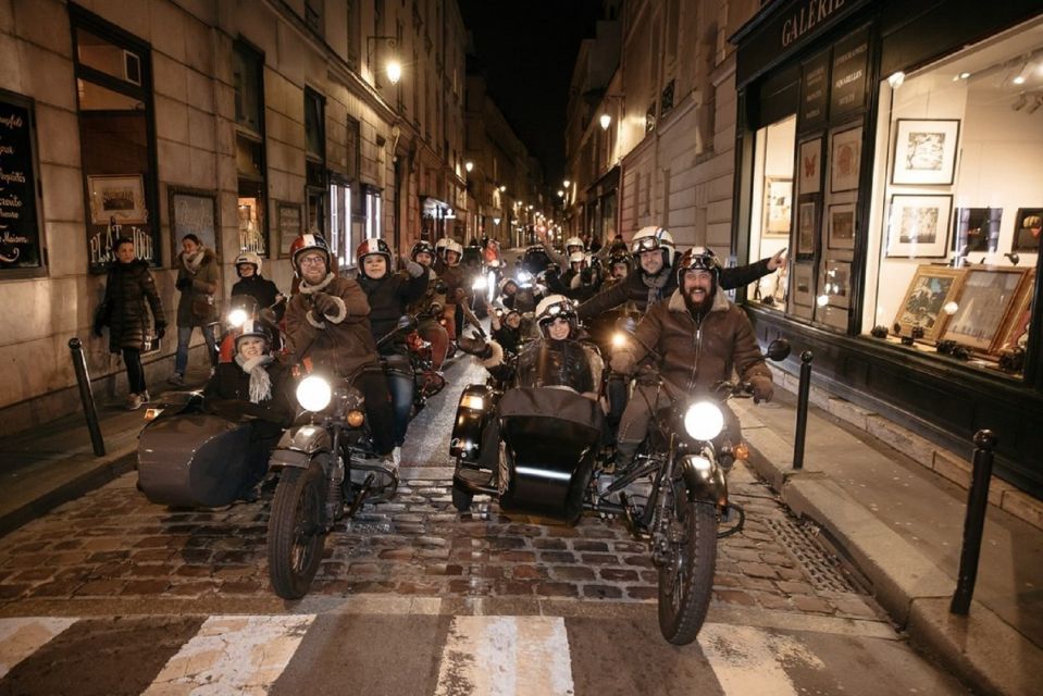 Paris: Romantic Sidecar Tour by Night With Champagne - Discovering Romantic Paris