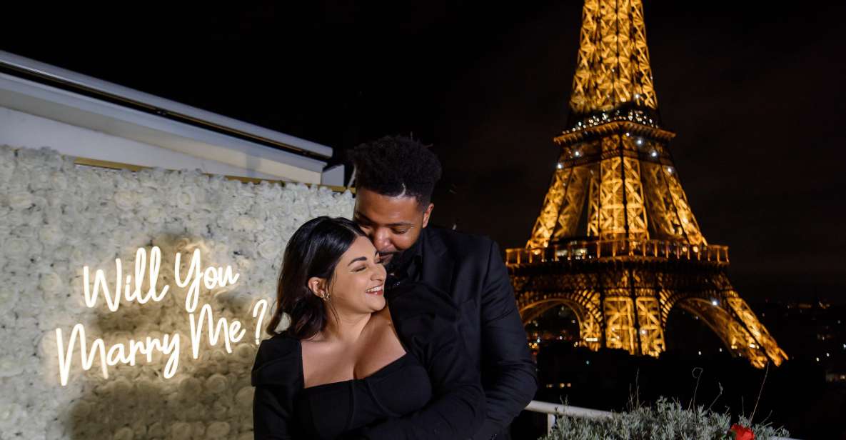 Romantic Eiffel Proposal on Enchanted Private Terrace - Proposal Setup
