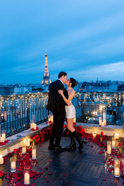 Romantic Proposal on an Eiffel View Palace Terrace - Package Details and Inclusions