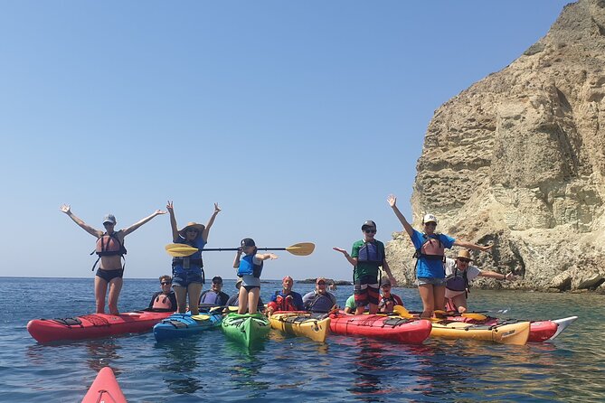 Santorini Sea Kayak - South Discovery, Small Group Incl. Sea Caves and Picnic - Exploring Isolated Swim Spots