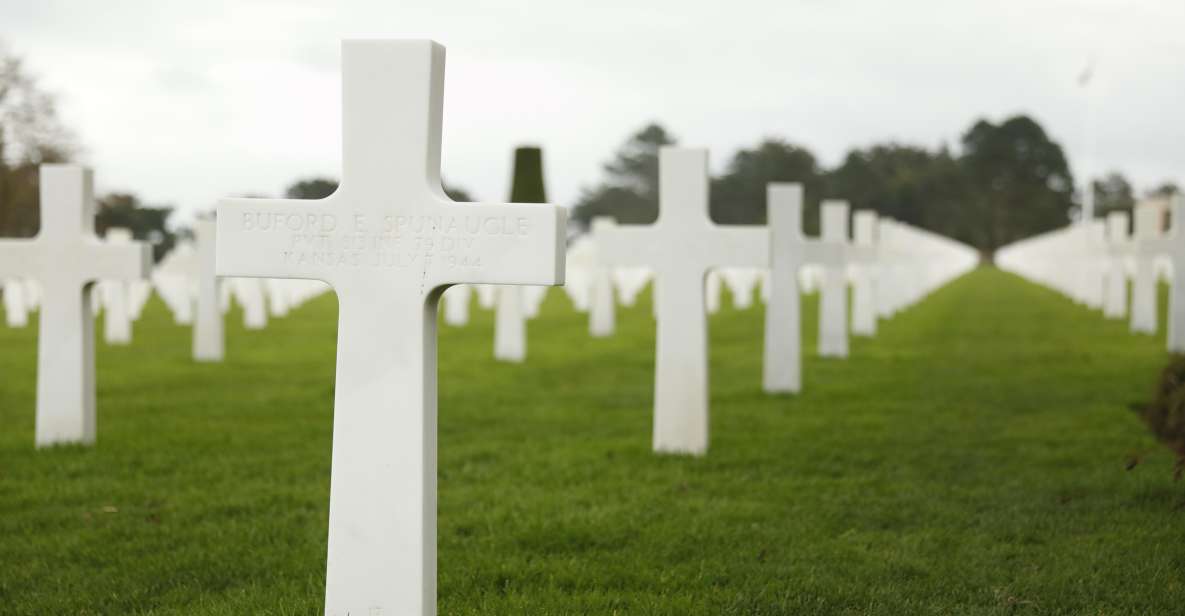 Shore Excursion Normandy Private Tour With a Licensed Guide - Visiting the American Cemetery