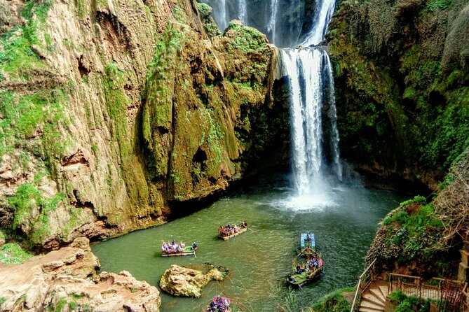 Small Group Ouzoud Waterfall Guided Tour Boat Ride From Marrakech - Guided Tour Highlights