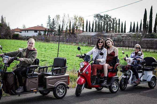 3-Hour Guided Wine Country Tour in Sonoma on Electric Trike - Logistics