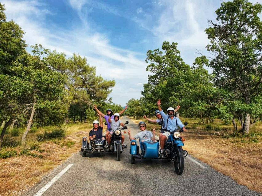 Aix-en-Provence: Wine or Beer Tour in Motorcycle Sidecar - Tasting Wines and Beers