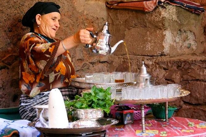 Atlas Mountains and Three Valleys & Waterfalls With Camel Ride Guided Day Trip - Lunch With Berber Family