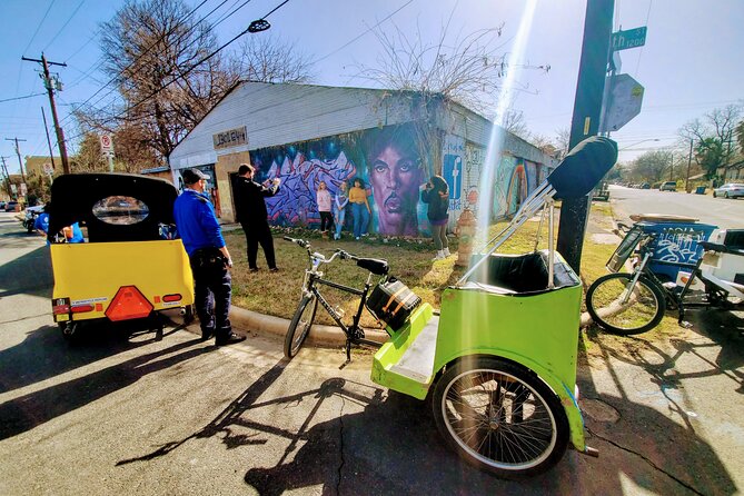 Austin Mural Selfie Tour by Pedicab - Hotel Pickup Included