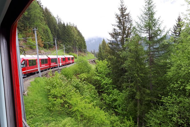 Bernina Express Tour Swiss Alps & St Moritz From Milan - Bernina Express Red Train