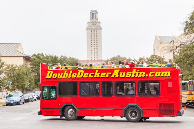 Double Decker Austin Single Loop Sightseeing Tour - Landmarks Visited on Tour