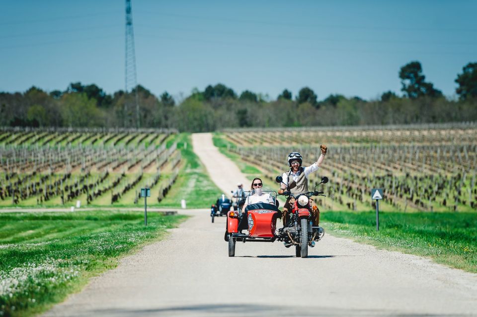 From Bordeaux: Médoc Vineyard and Château Tour by Sidecar - Visit and Taste the Best Châteaux