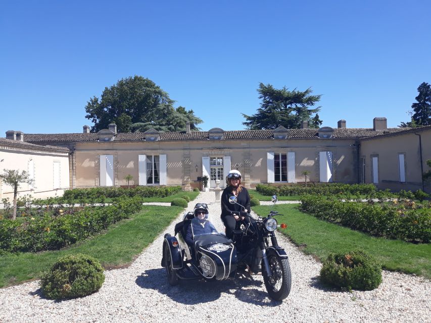From Bordeaux: Saint-Emilion Wine Tour in a Sidecar - Wine Tasting and Château Visit