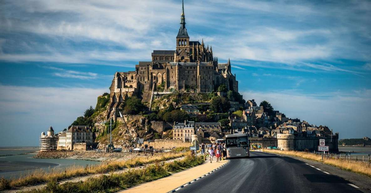 Mont St Michel: Private 12-Hour Round Transfer From Paris - Views From the Rock
