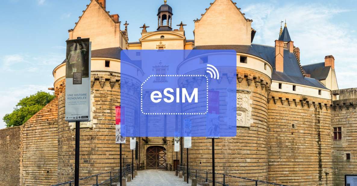 Nantes: France/ Europe Esim Roaming Mobile Data Plan - Covered European Regions