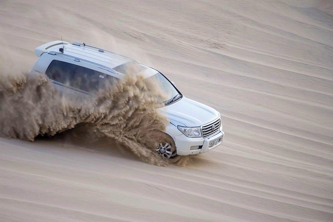 Qatar Gold Dune Safari, Dune Bashing,Camel Ride,Sand Boarding,Inland Sea Desert - Inclusions and Coverage Details