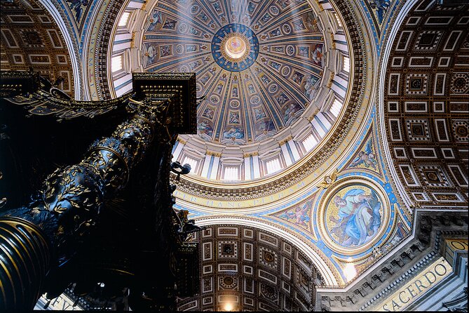 Rome: Guided Tour of St Peter'S Basilica With Dome Access - Inside St. Peters Basilica