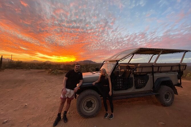 Sonoran Desert Jeep Tour at Sunset - Sunset Over the Desert