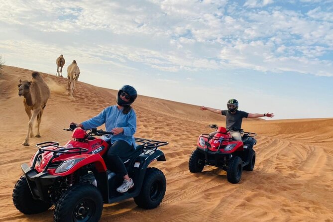 4X4 Dubai Desert Safari With BBQ Dinner, Camels & Live Show - Pickup and Drop-off