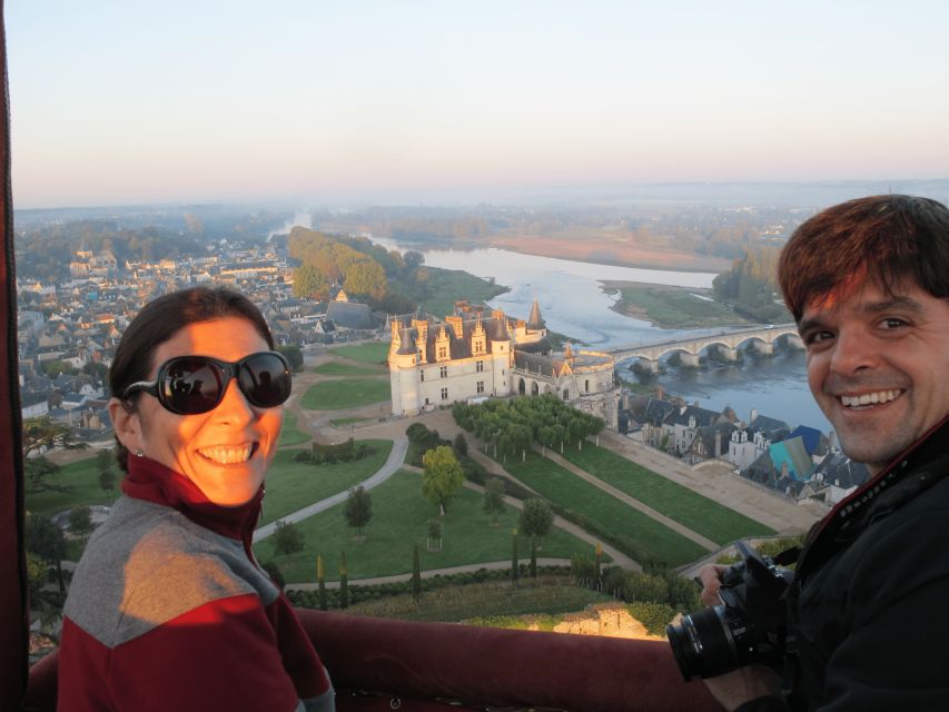 Amboise Hot Air Balloon VIP for 2 Over the Loire Valley - Tasting of Champagne or Sparkling Grape Juice