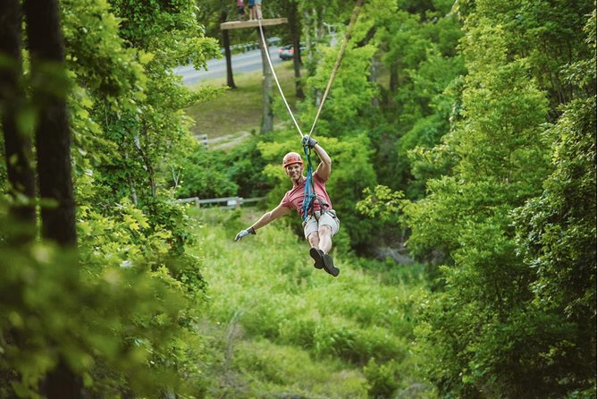 Bransons Best Zipline - Great Woodsman Canopy Tour - Natural Environment of the Ozarks