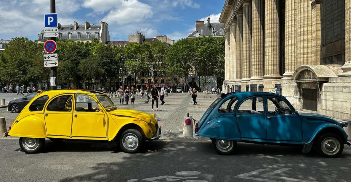 Discover Paris in a 2CV - Pickup and Dropoff Locations