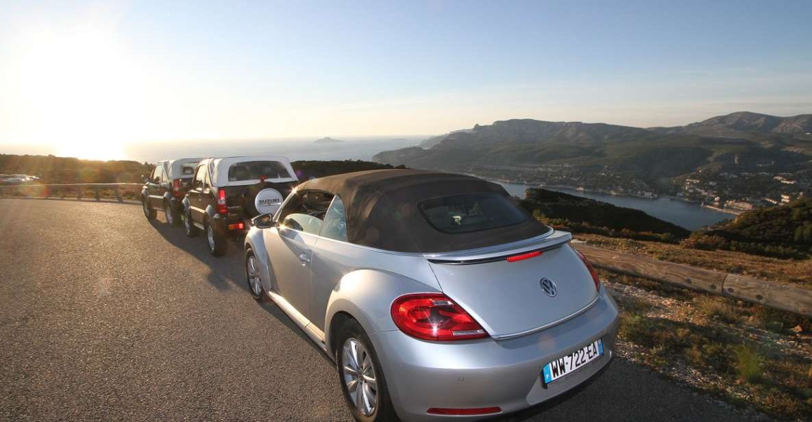 Drive a Cabriolet Between Port of Marseille and Cassis - Following the Guides Shuttle