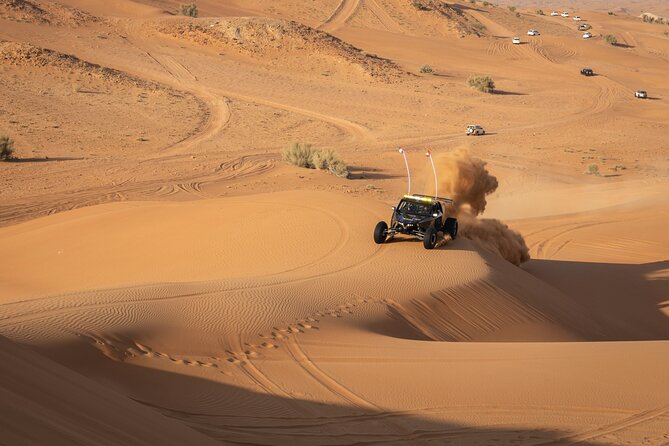 Dubai Long Self-Drive Quadbike With Camel and Falcon - Refreshing Mineral Water and Soft Drinks