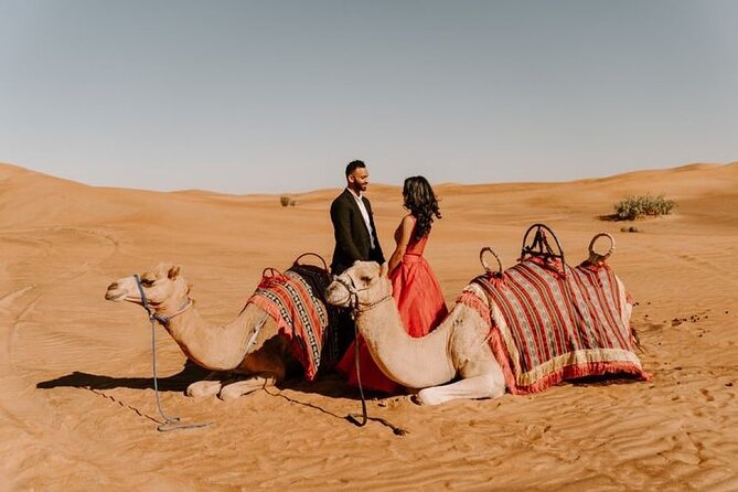 Dubai: Red Dunes Desert Safari, Camel Ride, Sandboard, Quad Bike - Pickup and Drop-off