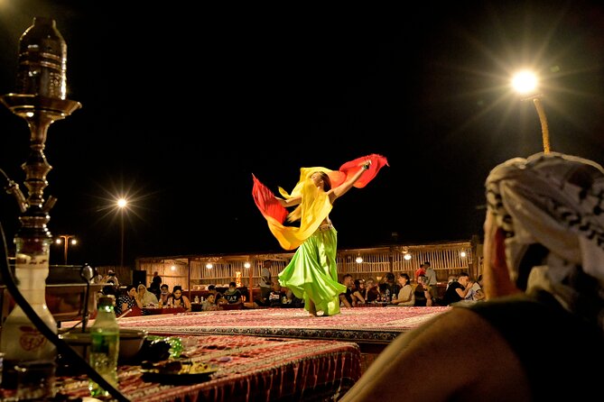Evening Desert Safari in Dubai, Sandboard & BBQ Dinner - Shisha Pipe and Folklore Shows