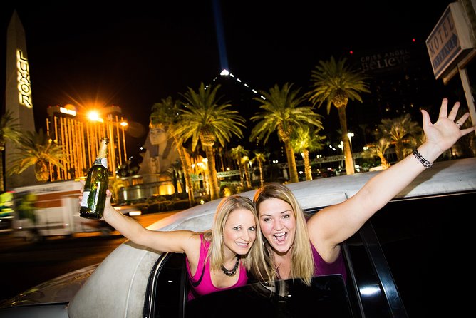 Las Vegas Strip by Limo With Personal Photographer - Champagne Included