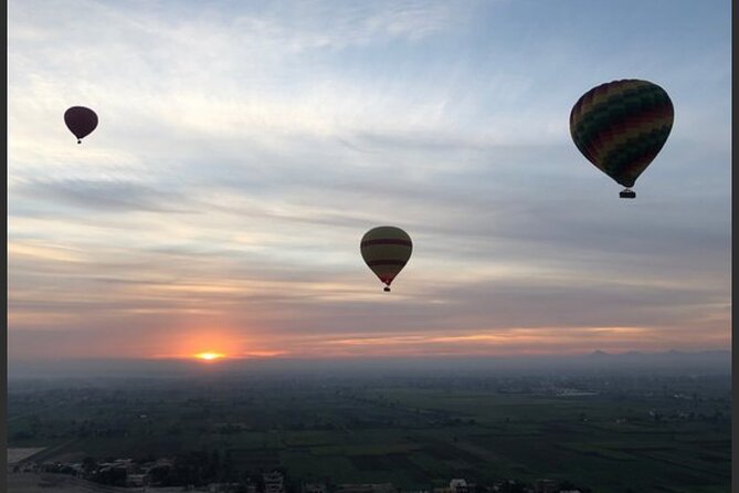 Luxury Sunrise Balloon Ride in Luxor With Hotel Pickup - Sunrise and Aerial Views