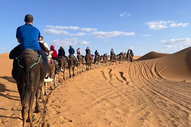 Marrakech-to-Fes: 3 Days-Tour-via-Merzouga-Desert-&-Camel-Trek - Tour Schedule