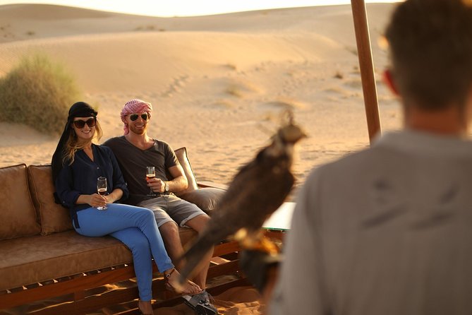 Platinum Luxury Desert Safari With 6-Course Dinner in Cabana - Flaming Sands of Arabia Show