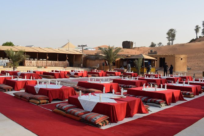 RAK Desert Safari and BBQ Dinner With RAK Pick up - Camel Ride and Bedouin Camp