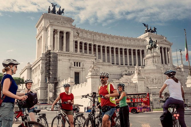Rome City Small Group Bike Tour With Quality Cannondale EBIKE - Helmet Requirement and Minimum Participants