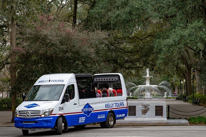Savannah Open Top Panoramic City Tour With Live Narration - Parking and Transportation