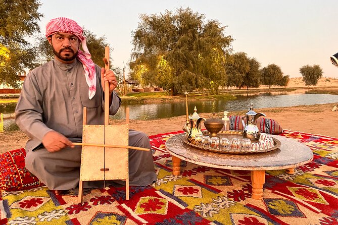 Dubai: Al Marmoom Oasis Vintage Safari With Camels, Stargazing & Bedouin Dinner - Bedouin Cultural Experience