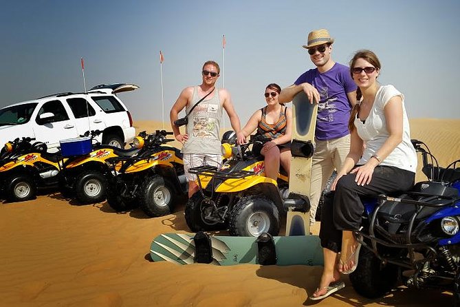 Dubai Desert Morning Tour in 4WD Vehicle: Camel Ride, Quad Bike Tour, Sandboarding, and Camel Farm - Participant Requirements and Restrictions