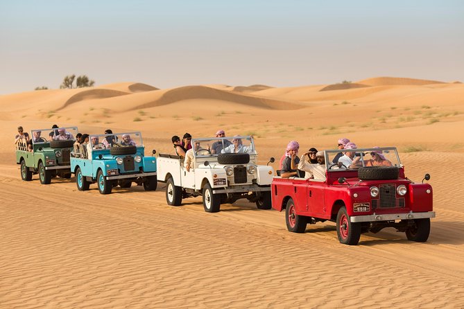 Dubai Heritage Land Rover Desert Safari With Traditional Dinner - Experience Traditional Activities