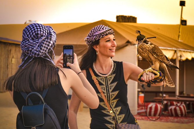 Dubai: Sunset Camel Caravan Safari With BBQ Dinner at Al Khayma Camp - Mesmerizing Live Entertainment