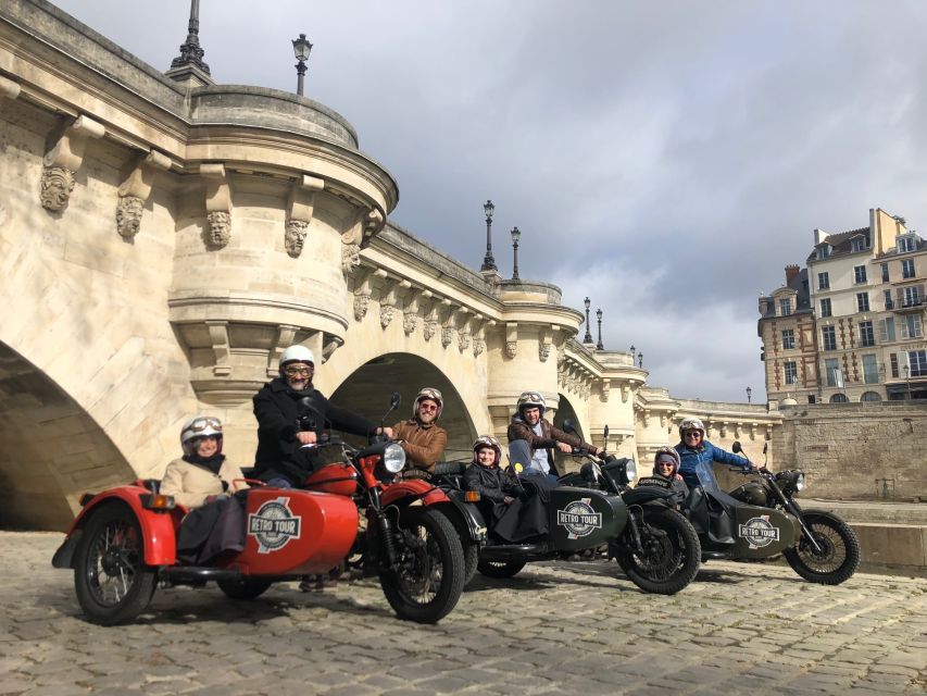 Paris Vintage Sidecar Premium & Private Half-Day Tour - Capture Bohemian Beauty