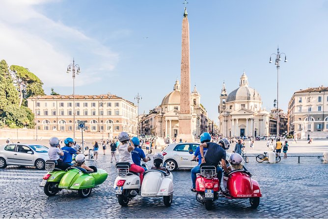 Vespa Sidecar Tour in Rome With Cappuccino - Group Size and Cancellation