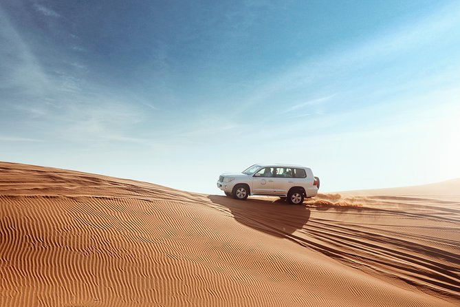 Desert Safari Dubai With Dune Bashing, Sandboarding, Camel Ride, 5 Shows, Dinner - Booking and Cancellation Details