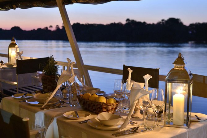 Dinner Cruise on the Zambezi River, Victoria Falls - Sumptuous 4-Course Gourmet Dinner
