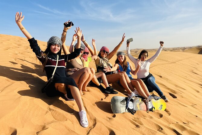 Dubai Desert Safari With Buffet Dinner, Sand Boarding & Shows - Important Logistics and Recommendations