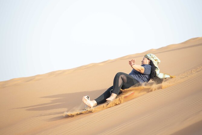 Dubai Half-Day Red Dunes Bashing With Sandboarding, Camel &Falcon - Duration and Timing