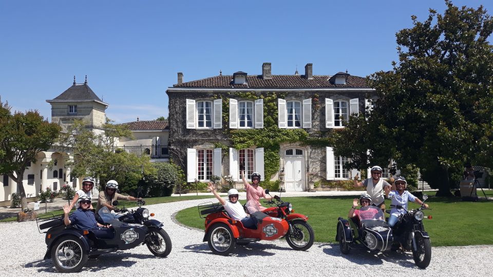 From Bordeaux: Médoc Vineyard and Château Tour by Sidecar - Inclusions and Equipment Provided
