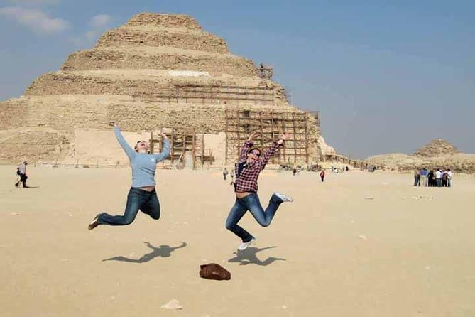 Private Trip Giza Pyramids Sphinx Saqqara, Dahshur, Lunch,Camel, Entrance Fees - Lunch With Pyramid Views