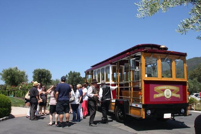 Sonoma Valley Open Air Wine Trolley Tour - Pickup and Drop-off Included